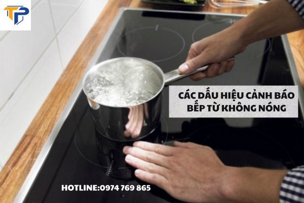 Các dấu hiệu bếp từ không nóng