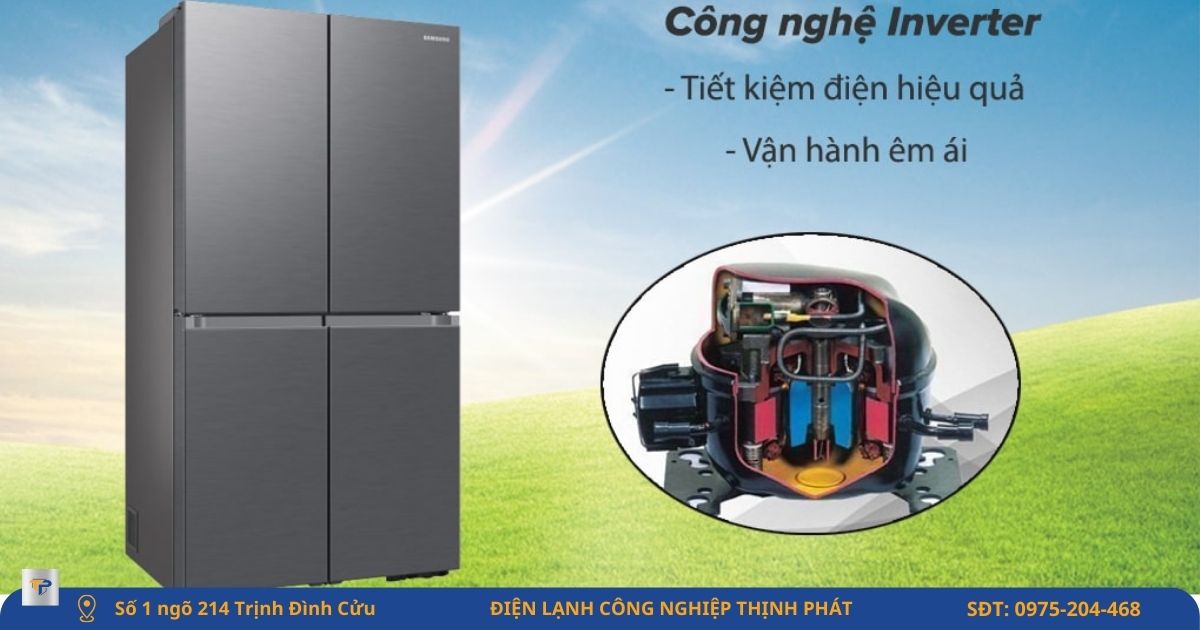 Giới thiệu về tủ lạnh SamSung Inverter